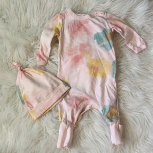 Burt’s Bees Organic Baby Sleeper with Hat